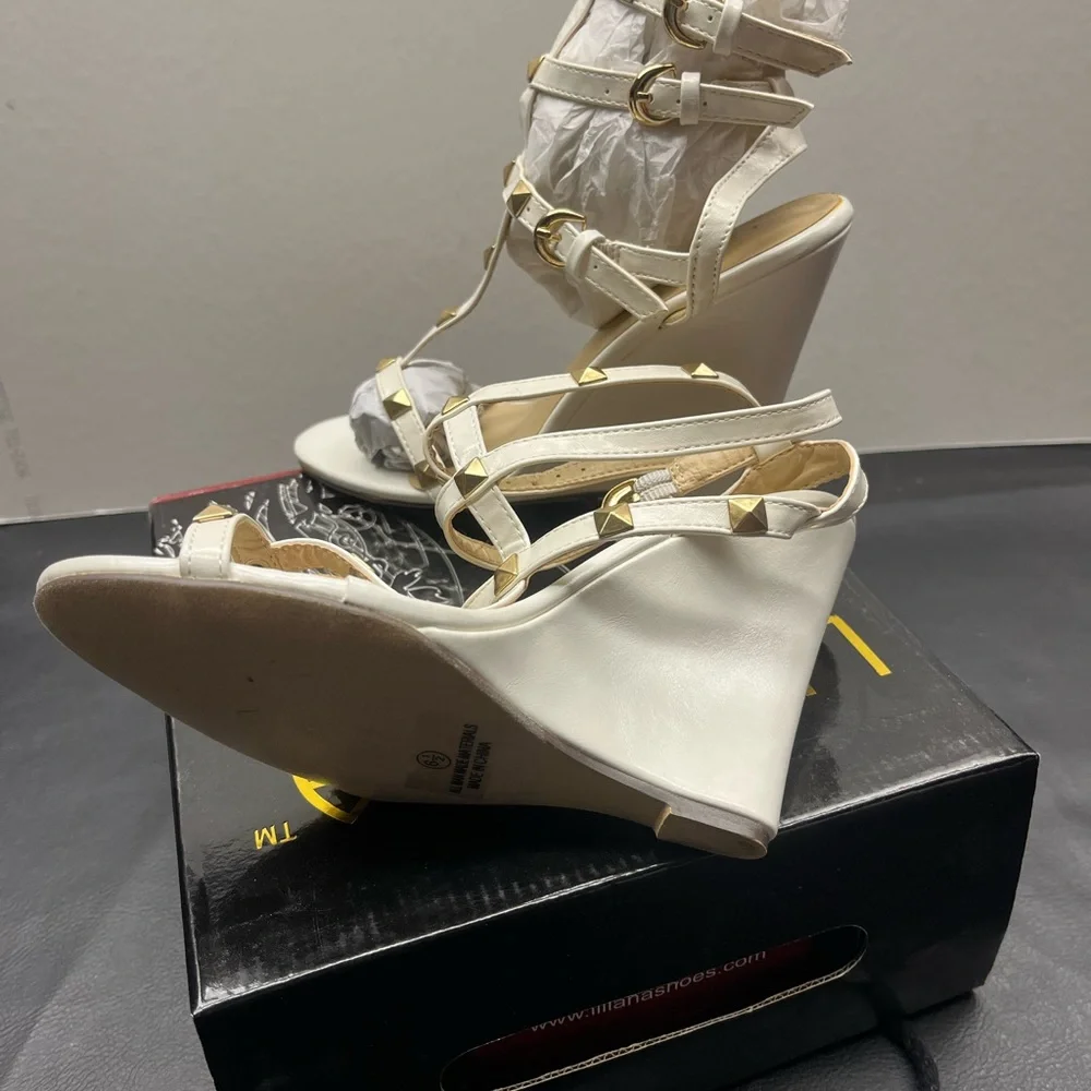 Liliana wedge shoes - Brand new in box - Size 6.5 - Picture 2 of 7